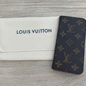 Louis Vuitton iPhone 10 folio case